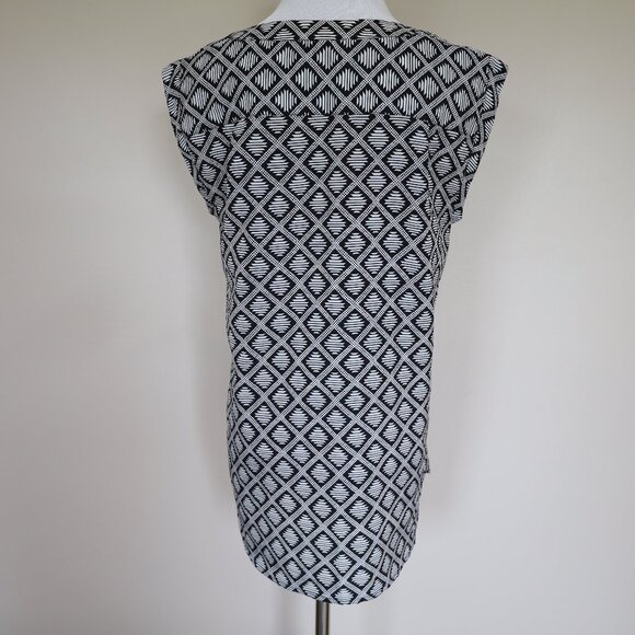 J. CREW Size 00 Black Red Skirt Blouse Set Sleeveless Career No. 2 Pencil Skirt - Picture 9 of 12